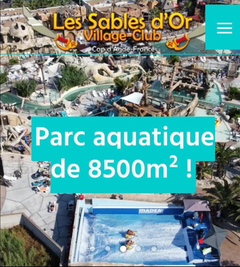 Mobil-home Au Familial 4 Etoiles Les Sables D'or Campsite Agde